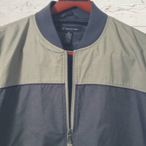 MINT - INC International Concepts - Full Zipper Jacket / Windbreaker GRAY XL - Picture 3 of 7